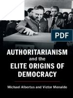 Authoritarianism and The Elite Origins of Democracy - Michael Albertus y Michael Menaldo