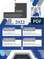 Avance Físico Financiero: Gerencia de Infraestructura