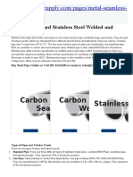 Pipe Specification