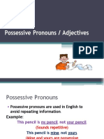 Possessive Pronouns