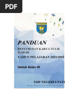 Panduan Karya Tulis Kelas 9 - 20212022