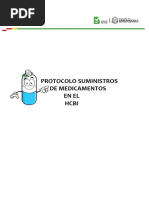 Protocolo Suministros de Medicamentos