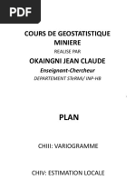 Cours - 2 - Diapo - Géostatistique