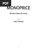 Monoprice Delta Mini Manual, Version 1