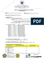 Revised Obe Monitoring Tool