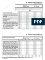 Lista de Verificacao para Guindaste