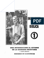 INICIACIÓN BÍBLICA 1 - Una Introducción Al Estudio de La Sagrada Escritura - Diócesis de Zacatecas