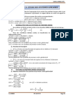 Chapitre V Etude Des Systemes Lineaires