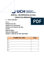 Esquemas Practica Preprofesional 2021 Uch y Ficha de Evaluacion de Estudiantes