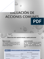 Valuación de Acciones