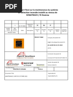 Rapport Final Sur La Maintenance Curative Du Système de Détection Incendie Installé Au Niveau de SONATRACH1