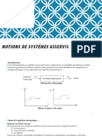 Chap 1 - Notions de Systèmes Asservis