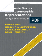 Eisenstein Series and Automorphic Representations With Applications in String Theory