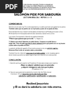 0442 - Salomon Pide Por Sabiduria