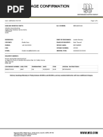 Import Haulage Booking Request Receipt (006) MSMU7921810