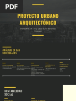 Proyecto URBANO ARQUITECTÓNICO