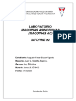 Maquinas Asincronas (Maquinas Ac) Informe #2: Laboratorio