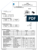 Features SOT-23: 60V, 0.15A, 200mW NPN Plastic Encapsulate Transistor Elektronische Bauelemente