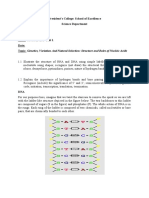 Structure and Role of Nucleic Acids