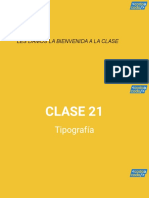 Clase 22. Tipografía