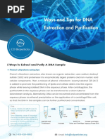 Ways and Tips For DNA Extraction and Purification