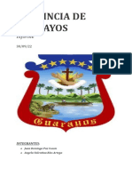 Provincia de Guarayos: Informe