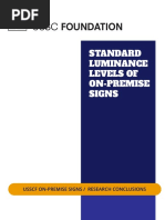 USSCF Sign Luminance Levels 2019 Updated