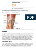 La Estructura de Una Articulación - MedlinePlus Enciclopedia Médica Illustración