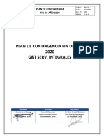 Plan Contingencia Fin de Año 2020 G&T