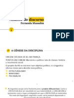 Análise Do Discurso - Fernanda Mussalim