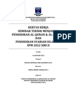 Kertas Kerja Teknik Menjawab PQS 2022