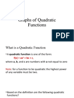 Graphing Quadratics