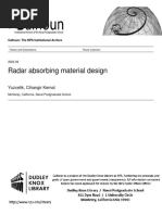 Radar Absorbing Material Design: Yuzcelik, Cihangir Kemal