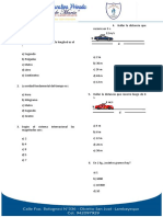 Preguntas Examen Simulacro Matematica - 1er Año