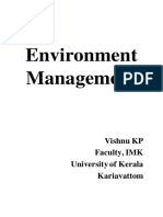 Environment Management Notes