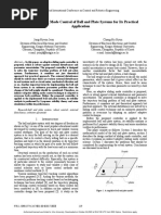 Adaptive Sliding Mode Control of Ball and Plate Systems For Its Practical Application