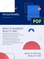 Augmented Reality & Virtual Reality