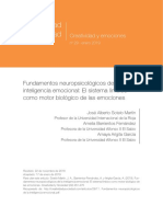 Fundamentos Neuropsicologicos de La Inteligencia Emocional (Sotelo Et Al.,2019)