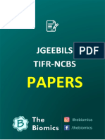 Jgeebils Tifr Ncbs Gs Old Papers 2010 2019