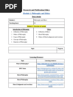 RPE - Notes - Module 1