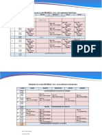 Horario de Clases de Inglés y Educación Física