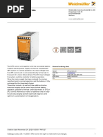 Data Sheet: CP DC UPS 24V 20A/10A