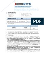 Plan de Soporte, Acompañamiento Y Capacitación Del Aip Secundaria en El Uso Pedagógico de Herramientas Digitales para El Aprendizaje - 2021