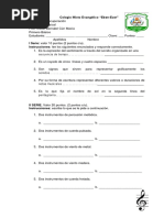 Examen de Recuperación Música Basico Diario