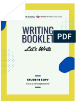 Writing Booklet