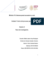 Módulo 18.: Sistema Penal Acusatorio y Oral