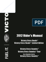 2012 Victory Rider's Manual