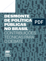 Desmonte de Politicas Publicas No Brasil - Anesp2022