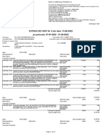 Pe Perioada: 01-07-2022 - 31-08-2022 EXTRAS DE CONT Nr. 9 Din Data: 13-09-2022