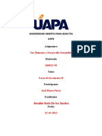 Tarea 2 Ser Humano y Desarrollo Sostenible